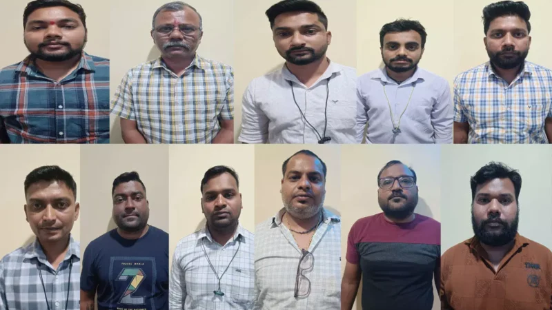 Raipur News: होटल के कमरे में चल रहा था जुआ, पुलिस ने मारी रेड, 11 गिरफ्तार…नगदी भी जब्त