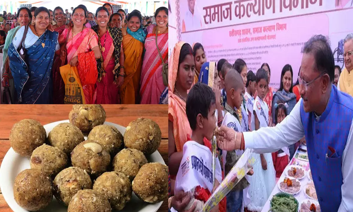 पोषण की अभिनव पहलः छत्तीसगढ़ में महिलाओं के आत्मनिर्भरता के साथ स्वास्थ्य पर भी फोकस, गर्भवती माताओं को मिल रहा पौष्टिक मोदक लड्डू