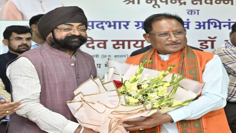 मुख्यमंत्री विष्णु देव साय क्रेडा के नवनियुक्त अध्यक्ष भूपेंद्र सवन्नी के पदभार ग्रहण समारोह में हुए शामिल…
