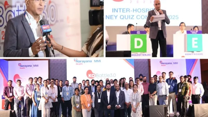 MMI Narayana Hospital: एमएमआई नारायणा हॉस्पिटल ने किडनी क्रिज बेटल 3.0° कराके लोगों को किडनी की सेहत के बारे में समझाया…