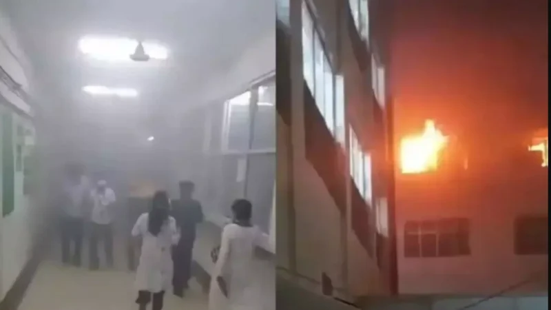 Lokbandhu Hospital Fire News: लखनऊ के अस्पताल में लगी भीषण आग! 1 की मौत, 250 का रेस्क्यू – सामने आया चौंकाने वाला वीडियो!